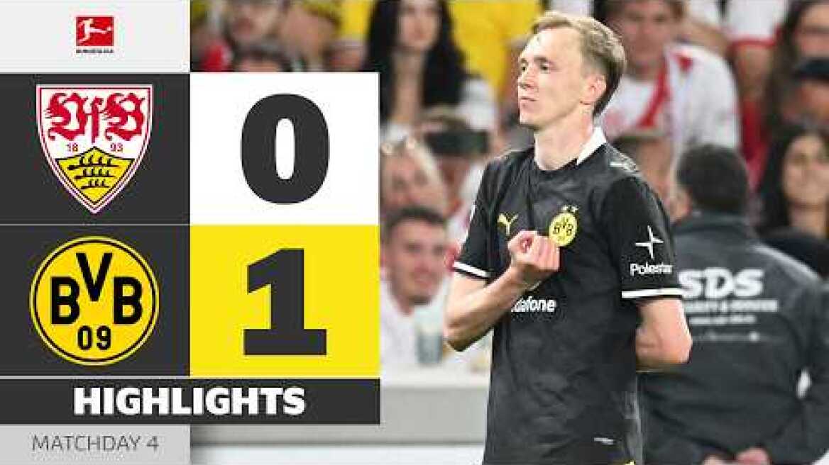 Top Of The Table! | VFB STUTTGART - BORUSSIA DORTMUND | Highlights | Matchday 4 – Bundesliga 2026/27