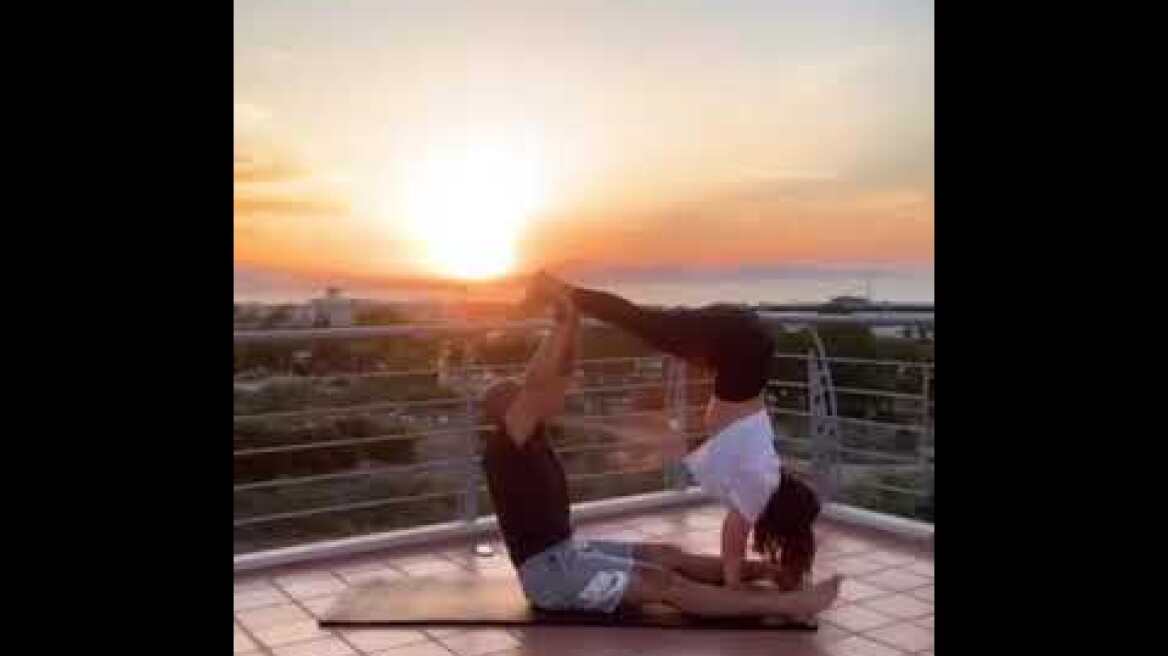 Η Γιάννα Τερζή γυμνάζεται μαζί με τον αγαπημένο της