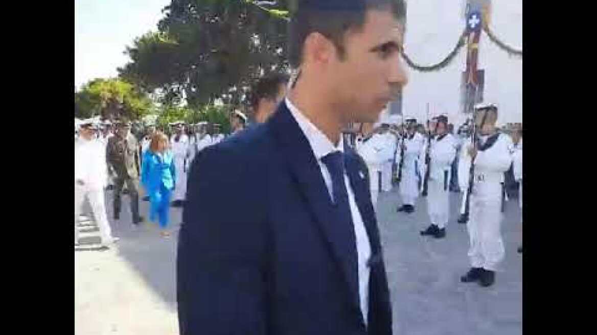 Η Κατερίνα Σακελλαροπούλου στην Παναγία την Εκατονταπυλιανή στην Πάρο 2