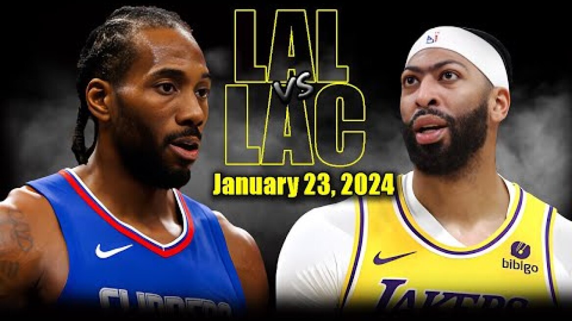 Los Angeles Lakers vs Los Angeles Clippers Full Game Highlights - January 23  | 2023-24 NBA Season