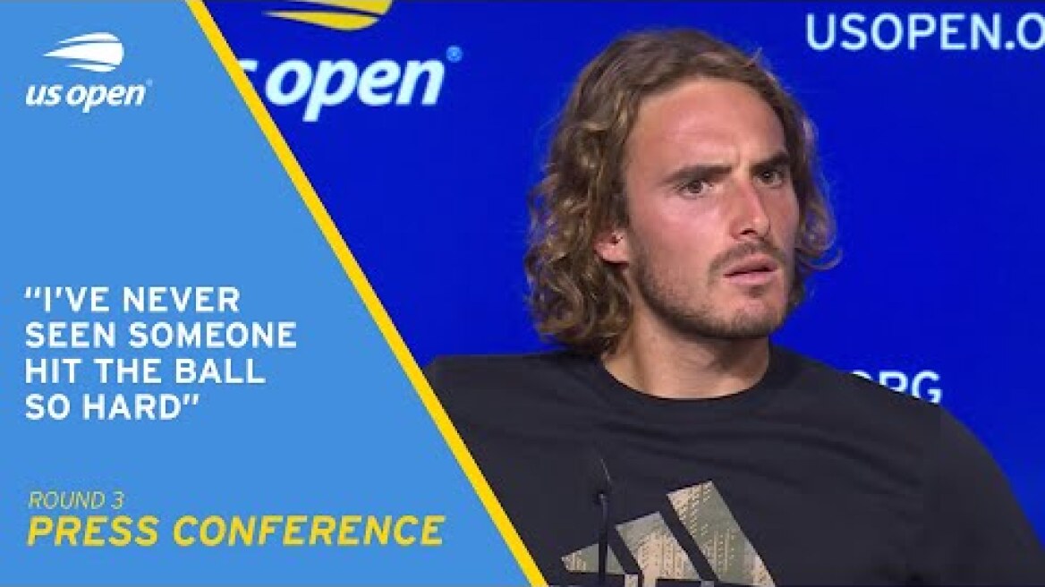 Stefanos Tsitsipas Press Conference | 2021 US Open Round 3