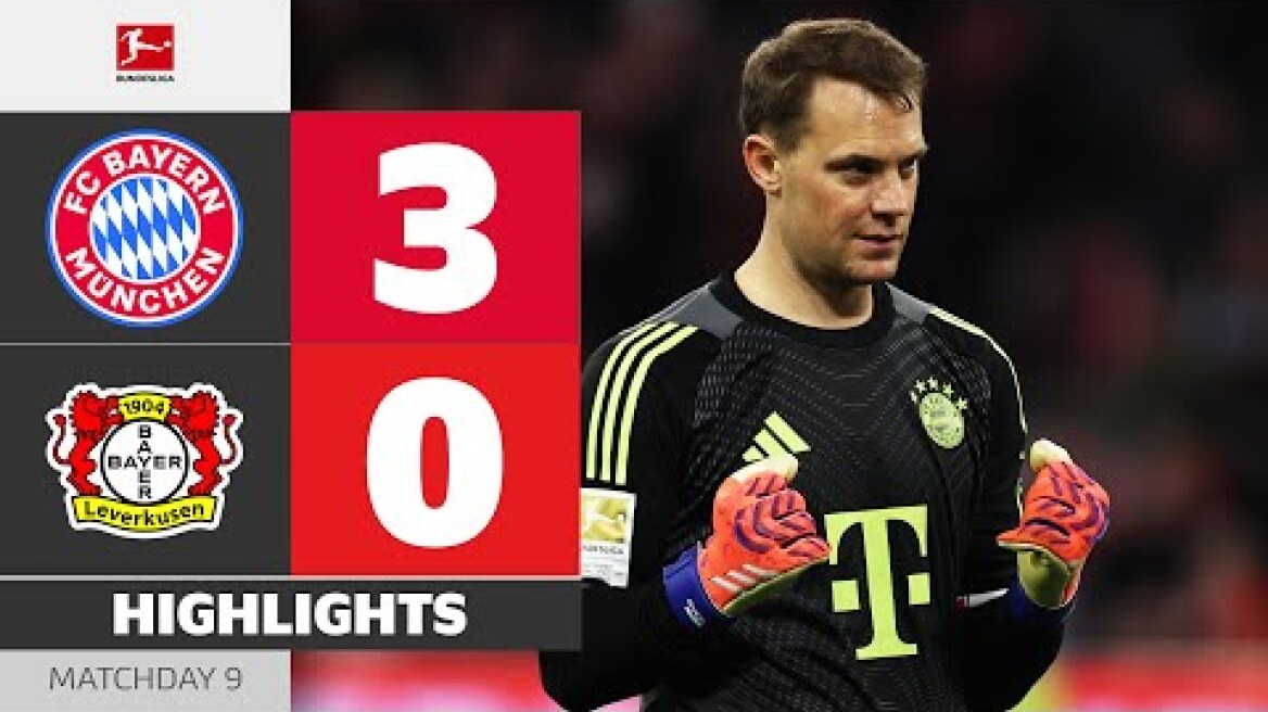 15th Consecutive Victory! | FC BAYERN - BAYER 04 LEVERKUSEN | Highlights | MD 9 – Bundesliga 2025/26