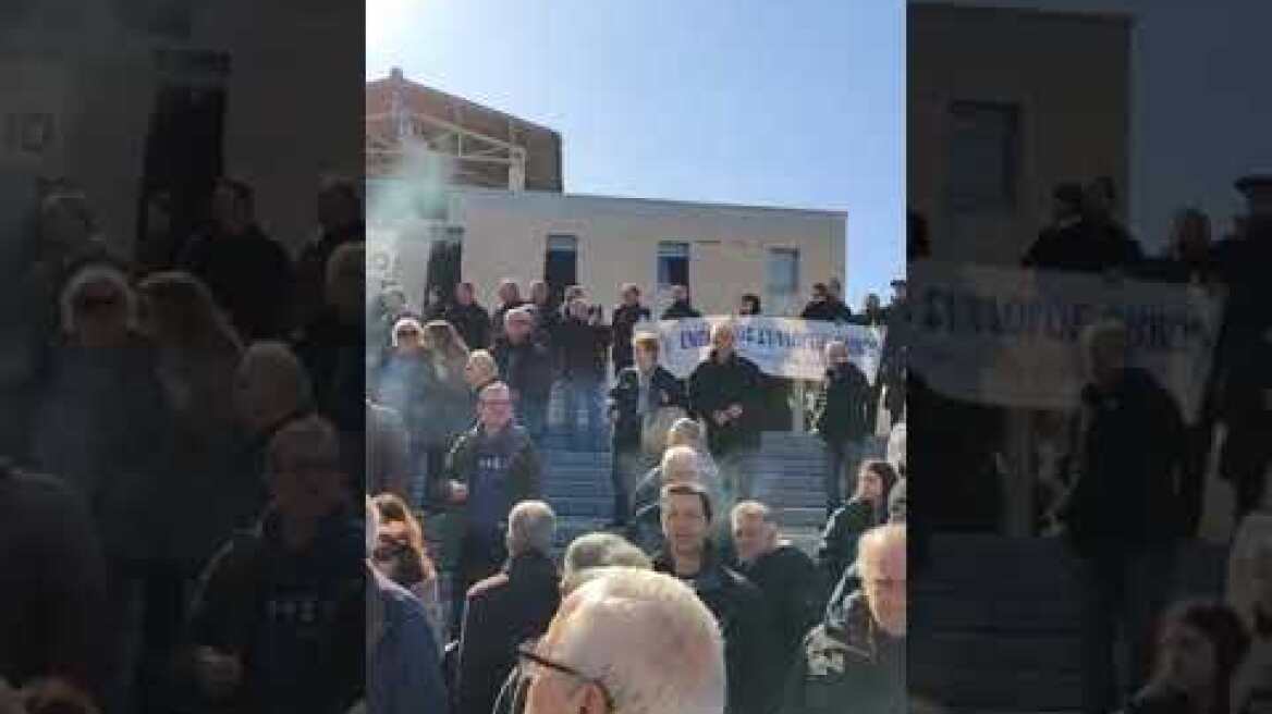 Συγκέντρωση στη Θήβα κατά της κατάργησης του Πρωτοδικείου