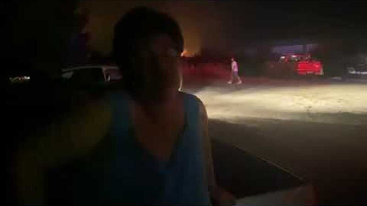 Κάτοικος στο Ασπροχώρι για την φωτιά