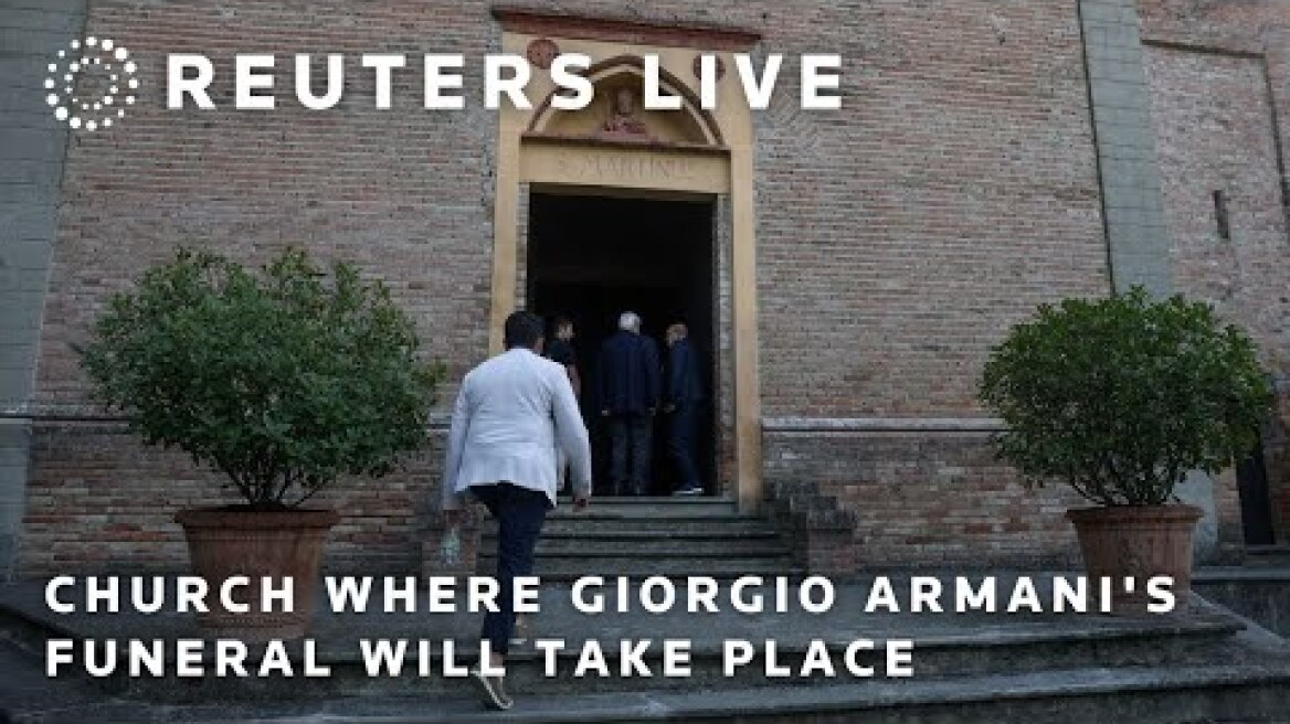 LIVE: Church where Italian designer Giorgio Armani's funeral will take place