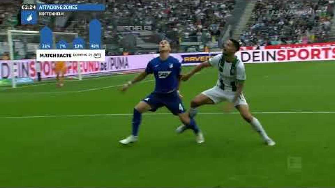 Mπορούσια Μενχενγκλάντμπαχ - Χόφενχαϊμ: 4-4 (MD 32, 3/5/25)