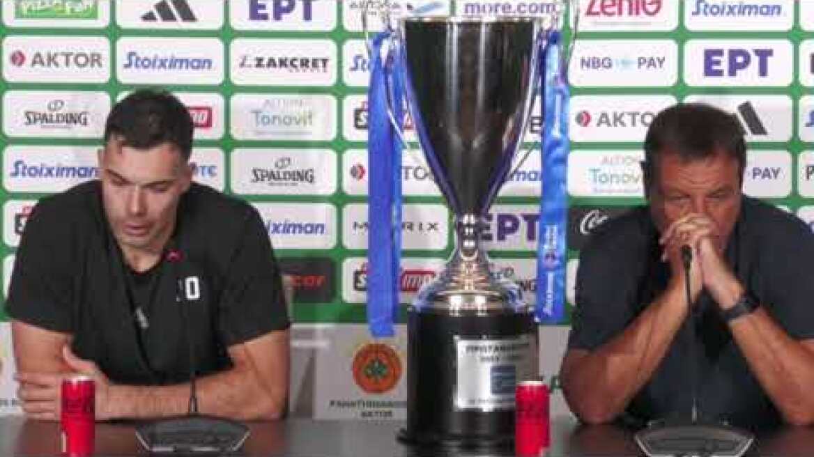 Σλούκας: Συνέντευξη Τύπου - Basket League Finals