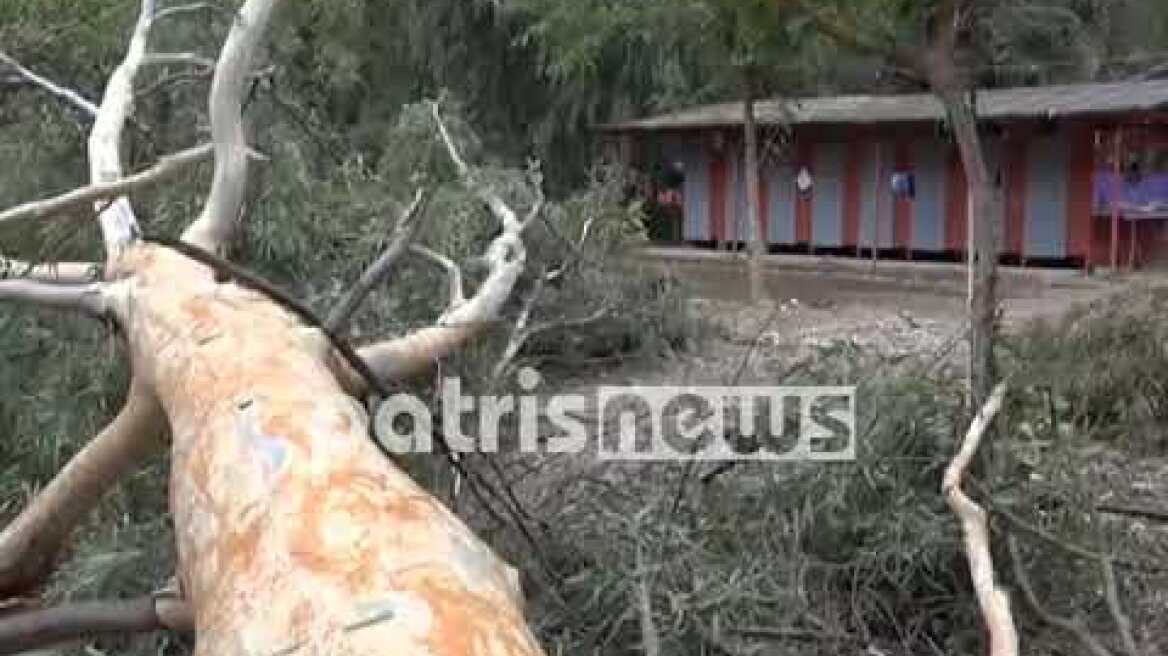 Νότια Ηλεία: Ανυπολόγιστες οι ζημιές από την ξαφνική κακοκαιρία