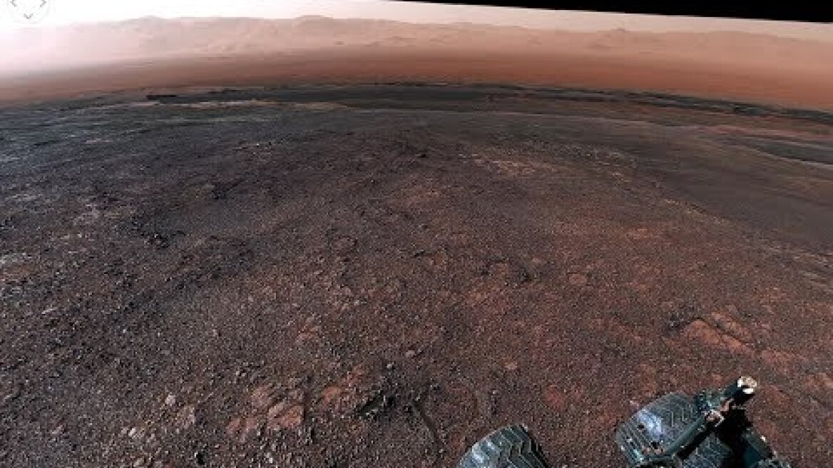 NASA's Curiosity Mars Rover Departs Vera Rubin Ridge (360 View)