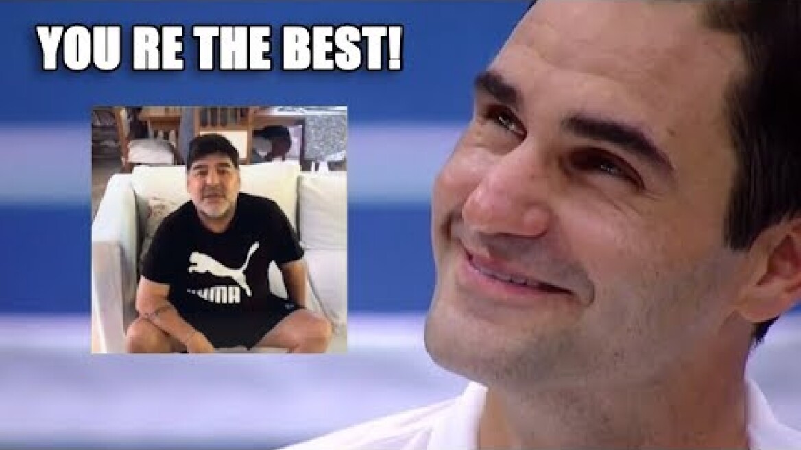Maradona Made Federer Cry in Argentina 😭😭😭