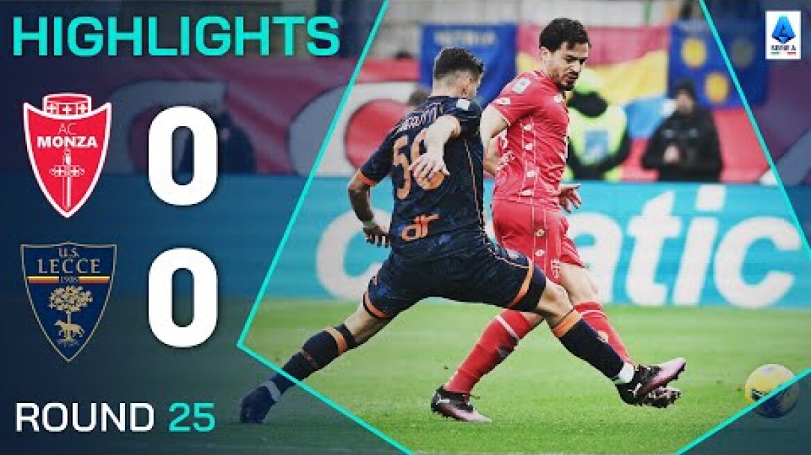 MONZA-LECCE 0-0 | HIGHLIGHTS | Stalemate in Monza | Serie A 2024/25