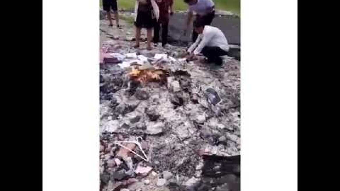 China begins shutting down churches, burning bibles