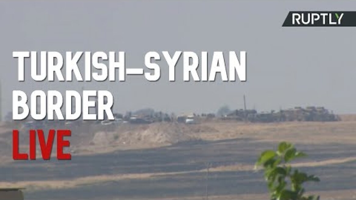 Live from Turkish-Syrian border following start of Turkish military offensive