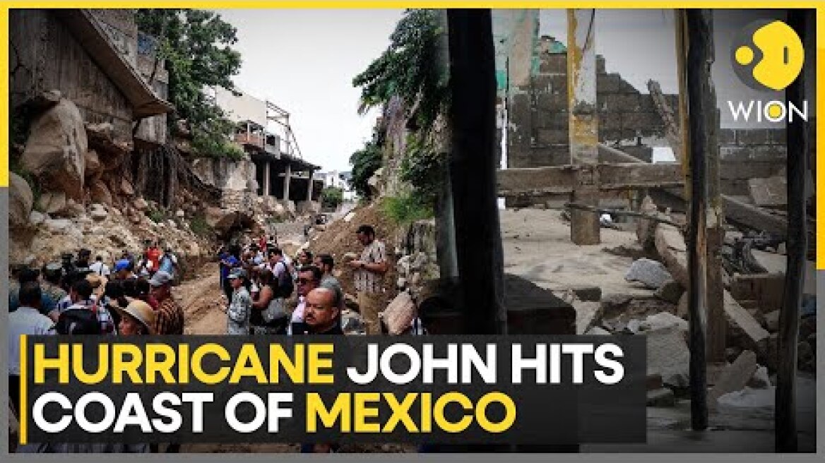 Hurricane John hits Mexico's Pacific Coast, Authorities Issue Red Alert In Guerrero & Oaxaca Areas