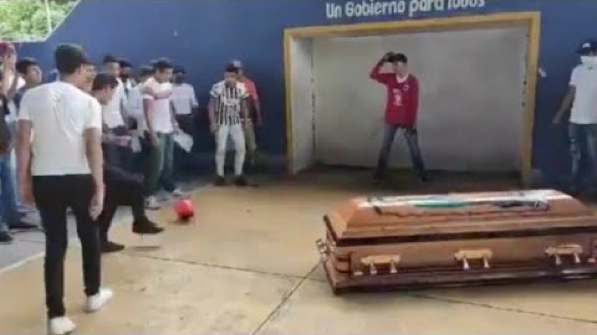 Teammates help 16-year-old dead boy score one last goal.