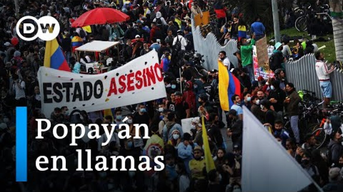 Protestas contra la violencia policial en Popayán desatan el caos en Colombia
