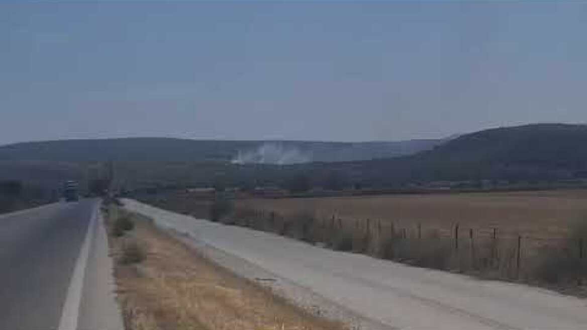 Φωτιά σε δασική έκταση κοντά στο Ιερό Μέσσων