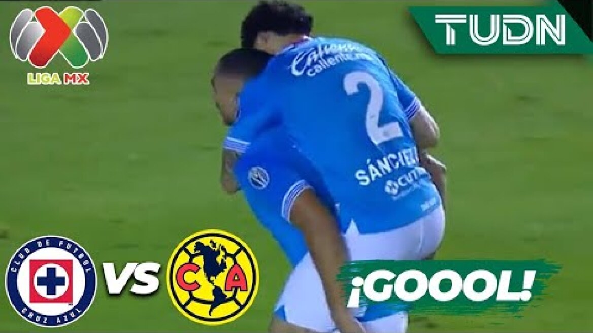 ¡GOLAZO CELESTE! Giakoumakis con martillazo | Cruz Azul 1-0 América | Liga Mx -AP2024 - J6 | TUDN