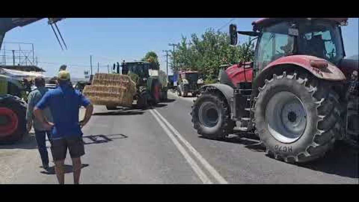 Αγρότες στον Ριζόμυλο