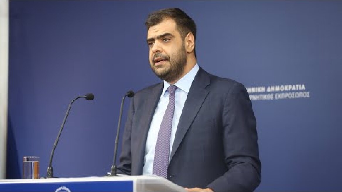 Eνημέρωση πολιτικών συντακτών από τον Κυβερνητικό Εκπρόσωπο Παύλο Μαρινάκη