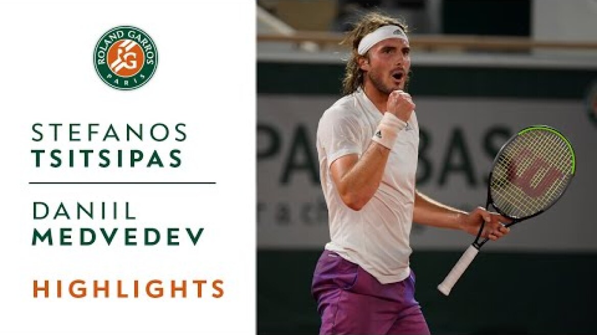 Stéfanos Tsitsipás vs Daniil Medvedev - Quarterfinals Highlights I Roland-Garros 2021