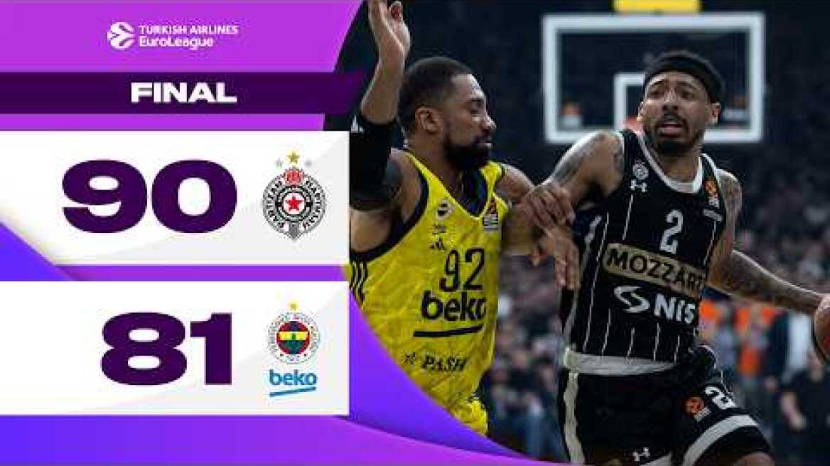 Partizan-Fenerbahce | RS Round 18 Highlights | 2024-25 Turkish Airlines EuroLeague