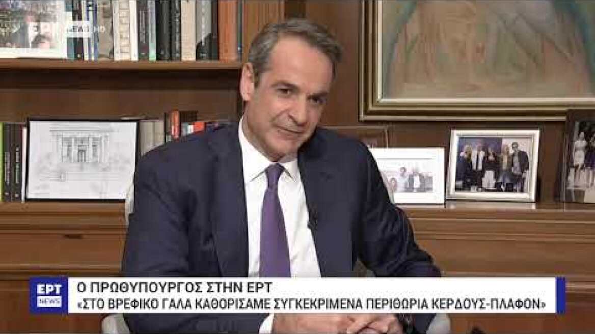 Συνέντευξη στο κεντρικό δελτίο ειδήσεων της ΕΡΤ και στον δημοσιογράφο Γιώργο Κουβαρά