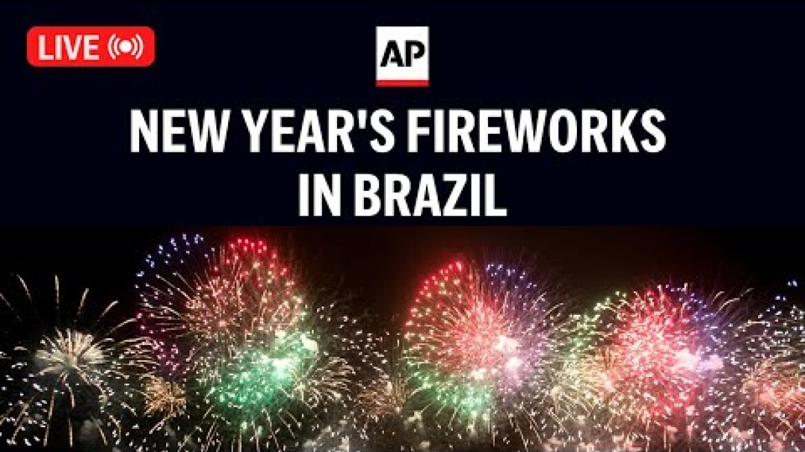 Brazil New Year 2025: LIVE fireworks in Rio De Janeiro