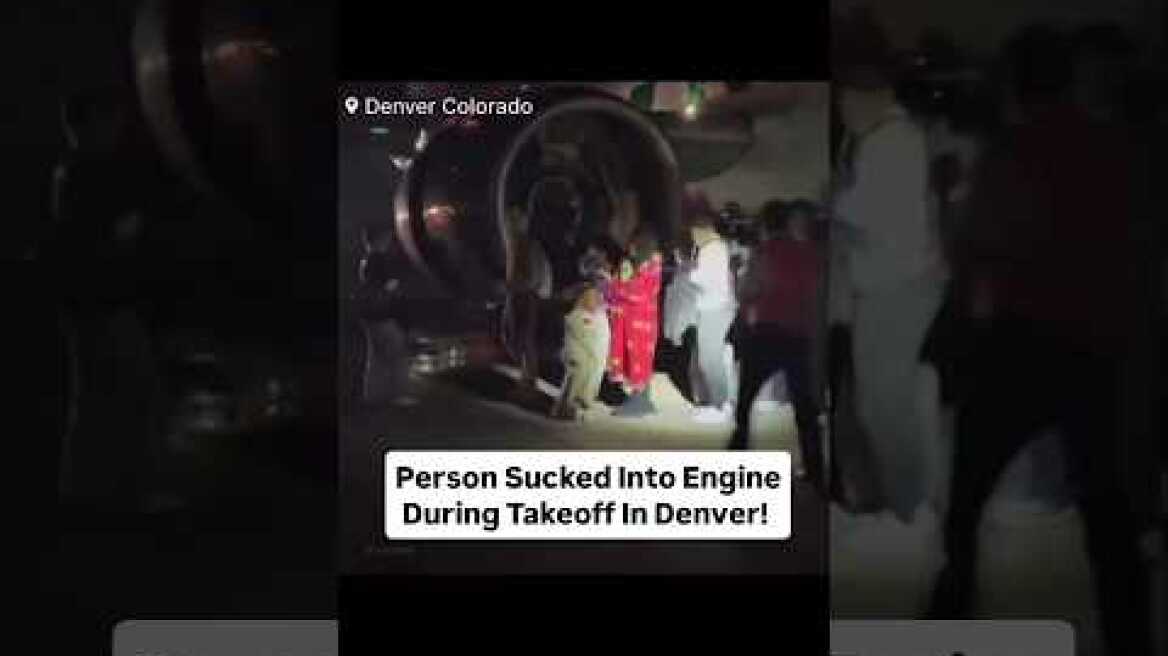 Frontier Airlines Flight STRIKES Person In Denver During Takeoff!