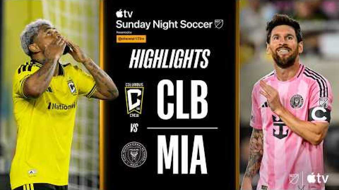 Columbus Crew vs. Inter Miami CF | Full Match Highlights | STUNNING Messi FREE KICK & LATE WINNER!