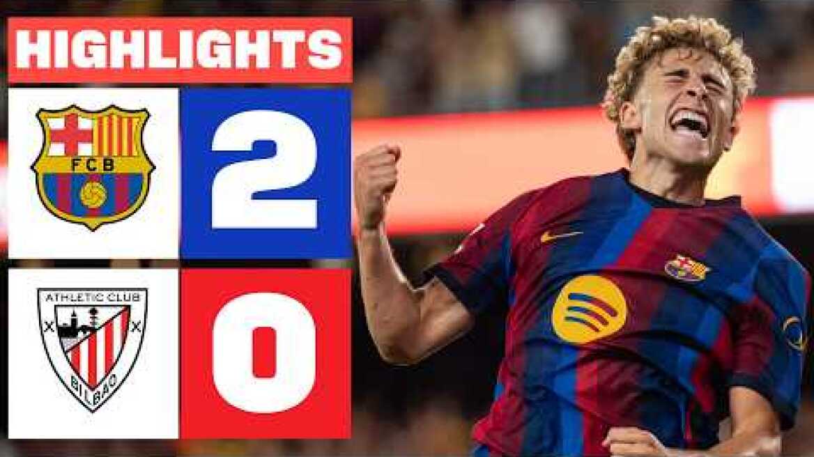 FC BARCELONA 2 - 0 ATHLETIC CLUB | RESUMEN LALIGA EA SPORTS