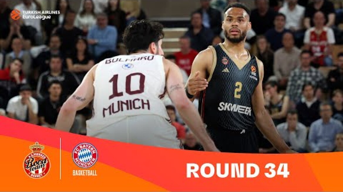 SURVIVE COMEBACK | Highlights | AS Monaco - FC Bayern Munich 2023-24 Turkish Airlines EuroLeague