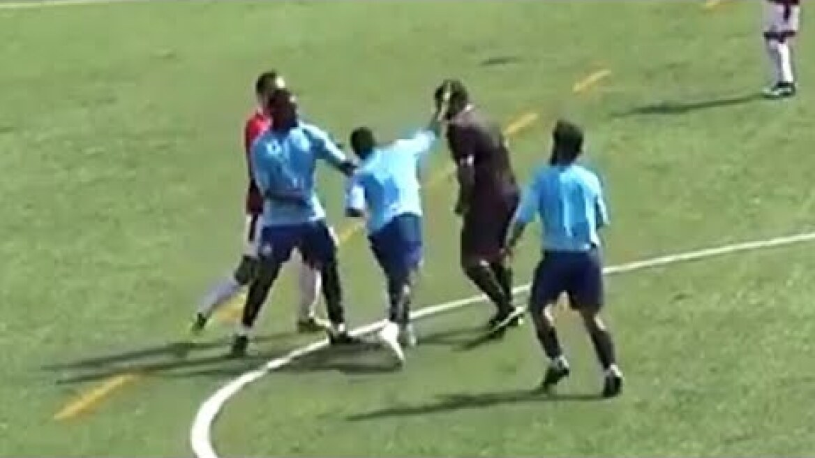 Referee Punched In Face By Footballer During Amateur Friendly Match