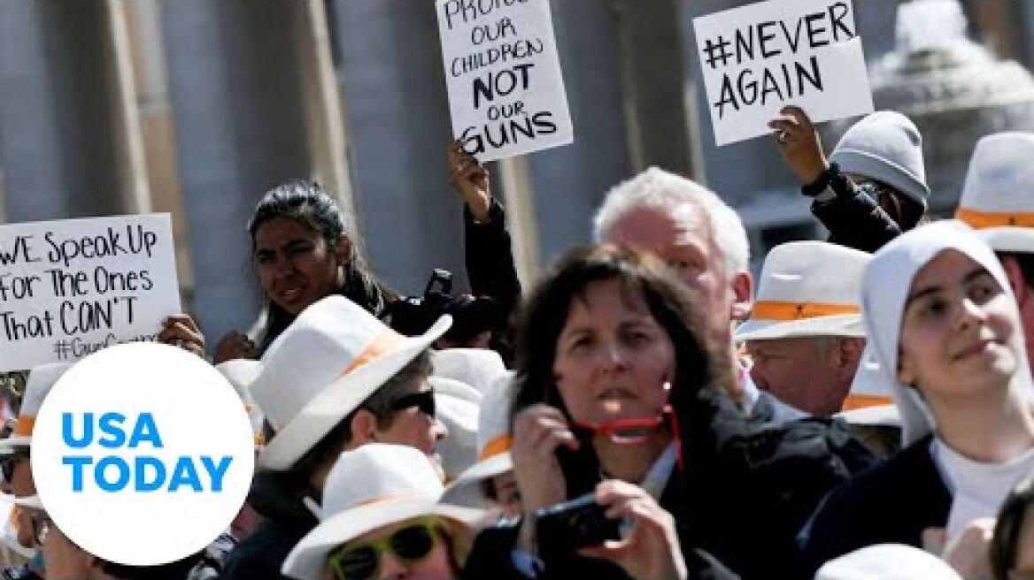 Watch: Thousands rally against gun violence at March for Our Lives protest in Washington, DC