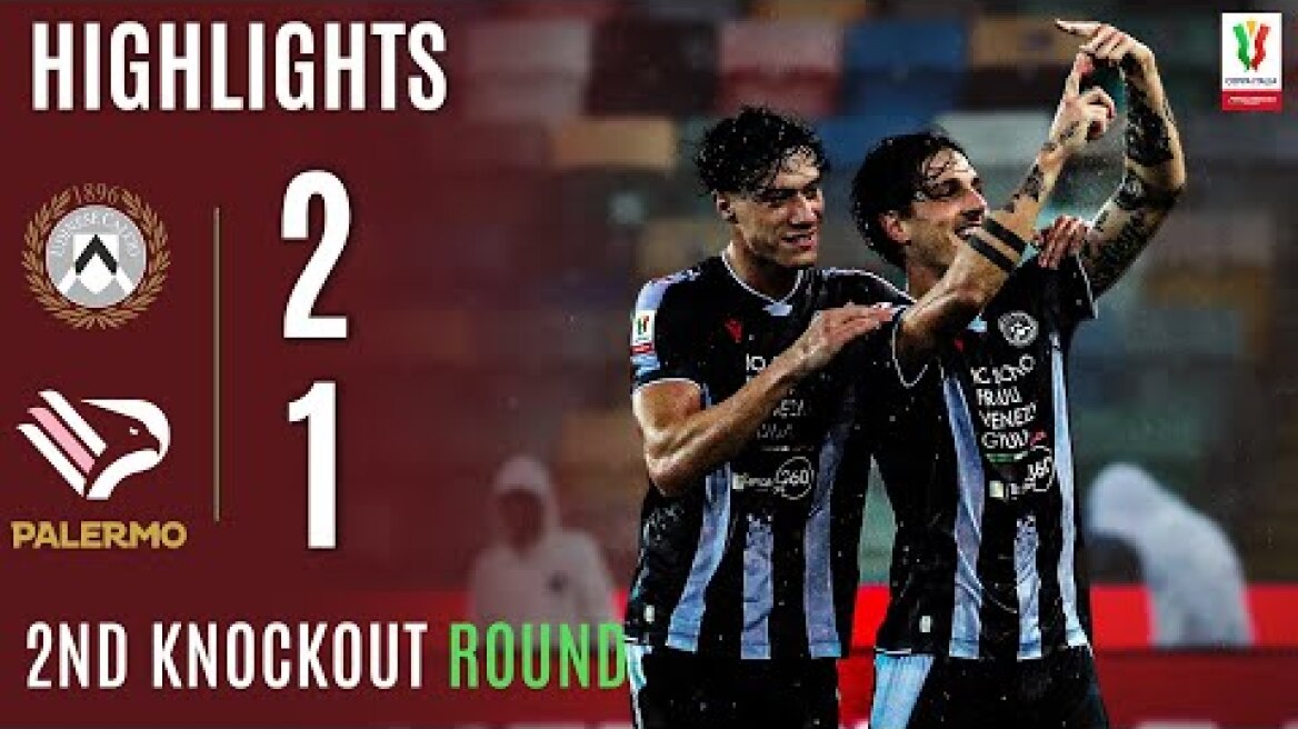 UDINESE-PALERMO 2-1 | HIGHLIGHTS | Zaniolo’s First For Udinese | Coppa Italia Frecciarossa 2025/26
