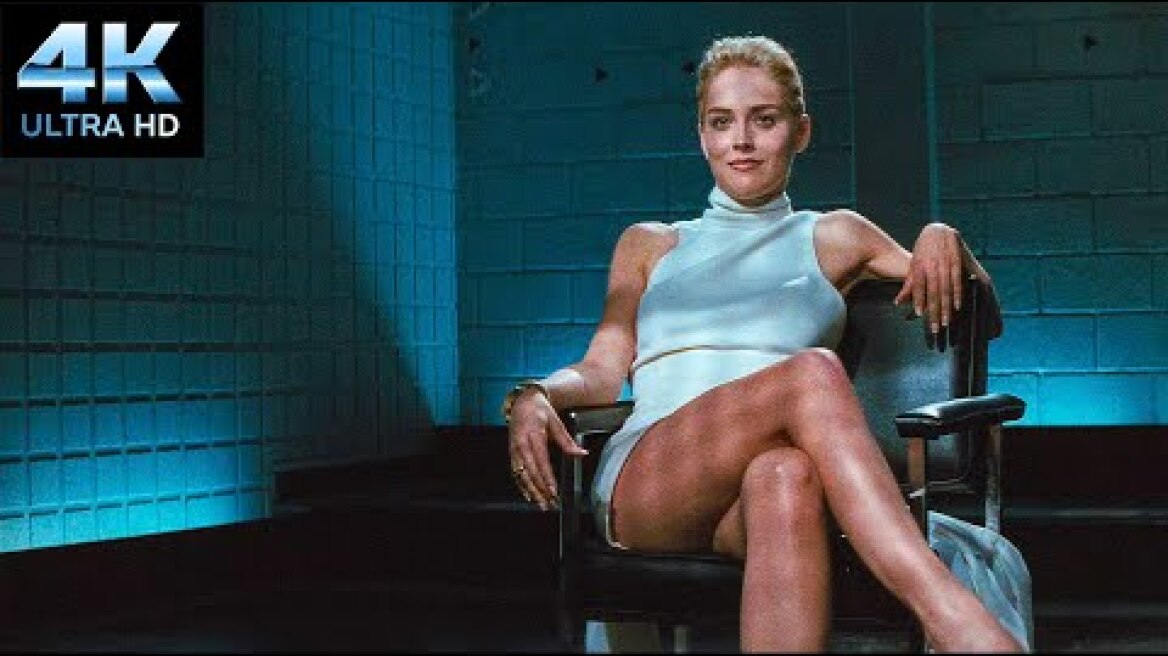 Sharon Stone🔥Basic Instinct (1992) [4K]