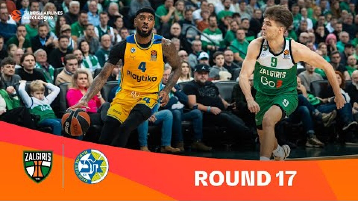 Zalgiris-Maccabi | Round 17 Highlights | 2023-24 Turkish Airlines EuroLeague