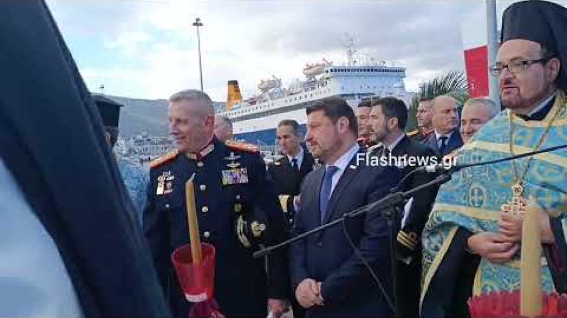 Αγιασμός υδάτων στο λιμάνι της Σουδας