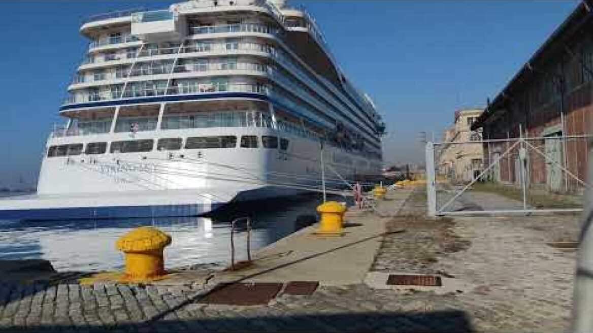 Θεσσαλονίκη: Έφτασε το πρώτο κρουαζιερόπλοιο για εφέτος