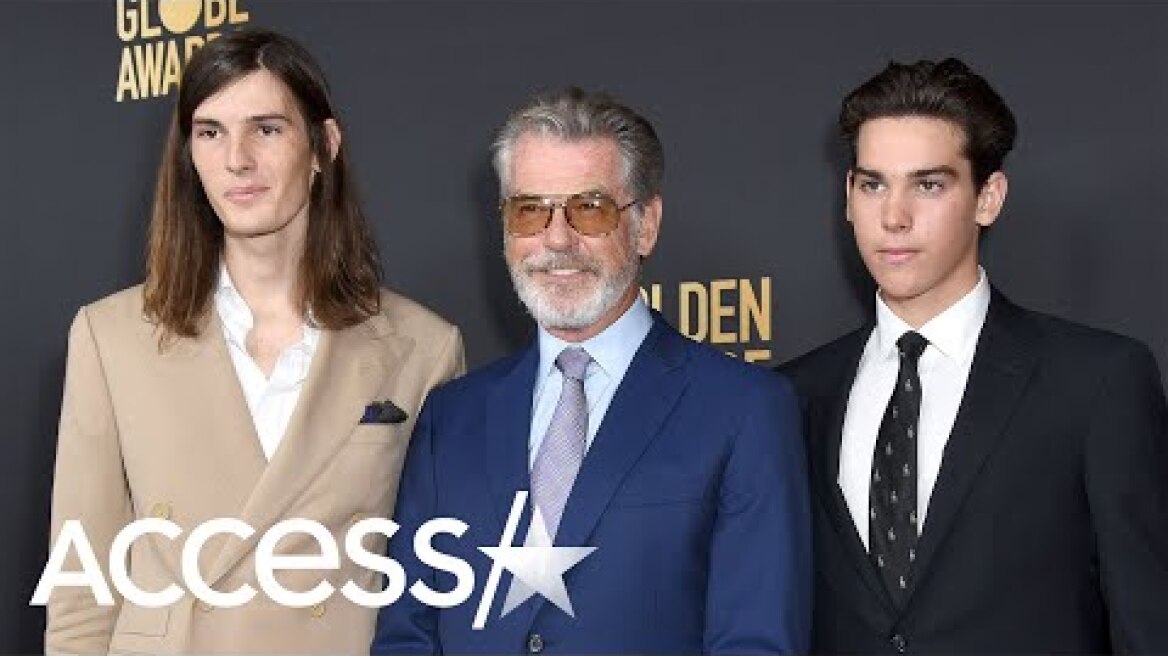 Pierce Brosnan's Sons Paris And Dylan Named 2020 Golden Globes Ambassadors