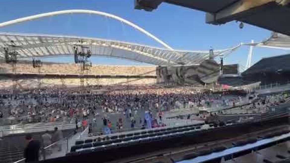 Συναυλία Coldplay: Γεμίζει το ΟΑΚΑ