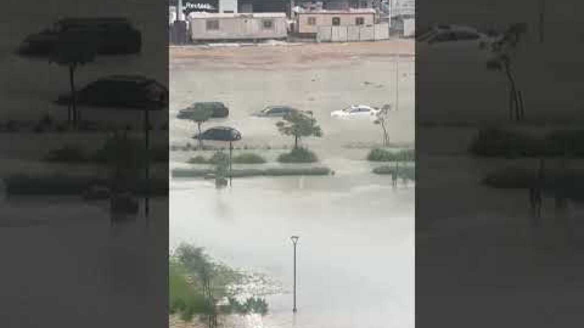 Severe flooding in Dubai after major rain