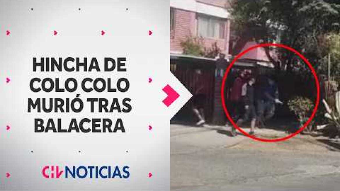 Revelan momento exacto en que hinchas de la U. de Chile balean a joven de Colo Colo en Pudahuel