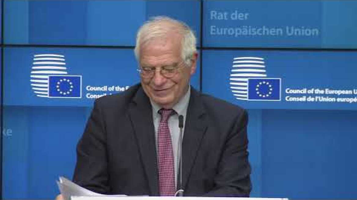 EU foreign ministers urge more action on Turkey and China. Josep Borrell explains
