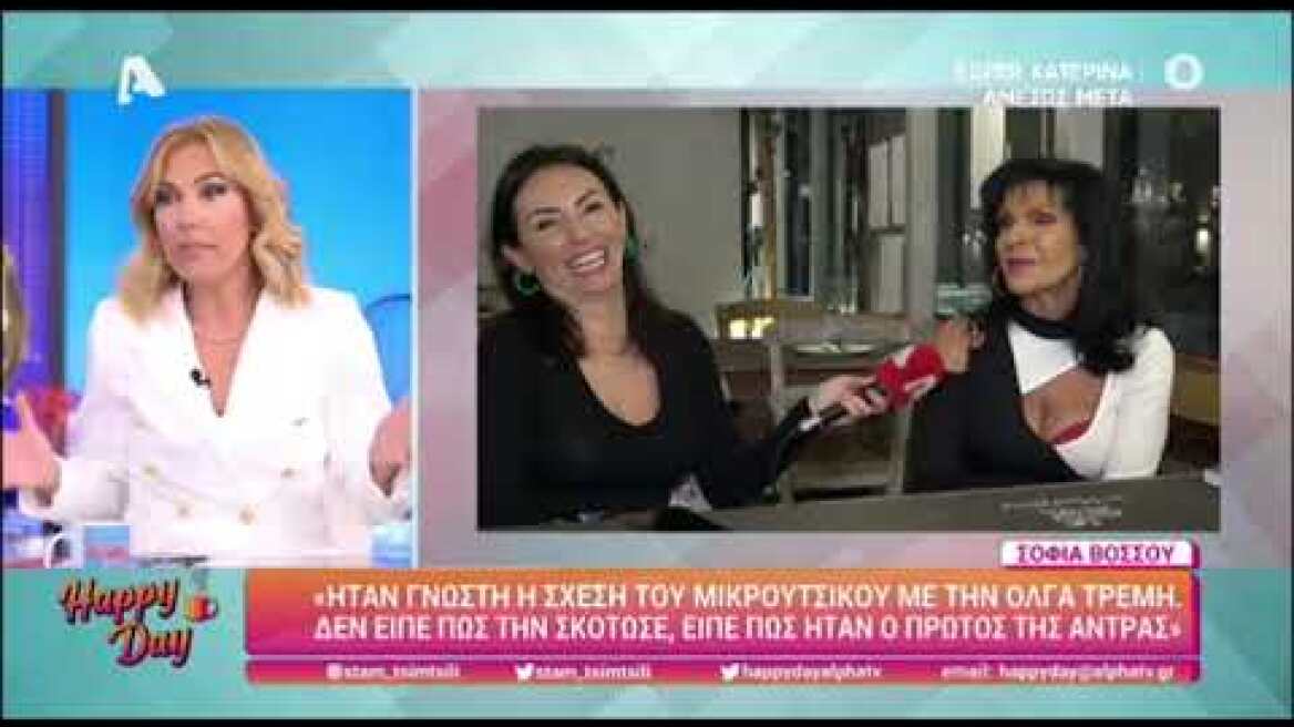 «Μουδιασμένη» η Τρέμη μετά τη συνέντευξη Μικρούτσικου - Όσα είπε η Μεσσαροπούλου