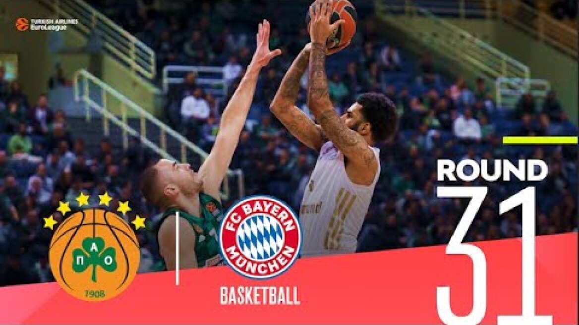 Panathinaikos downs Bayern! |  Round 31, Highlights | Turkish Airlines EuroLeague