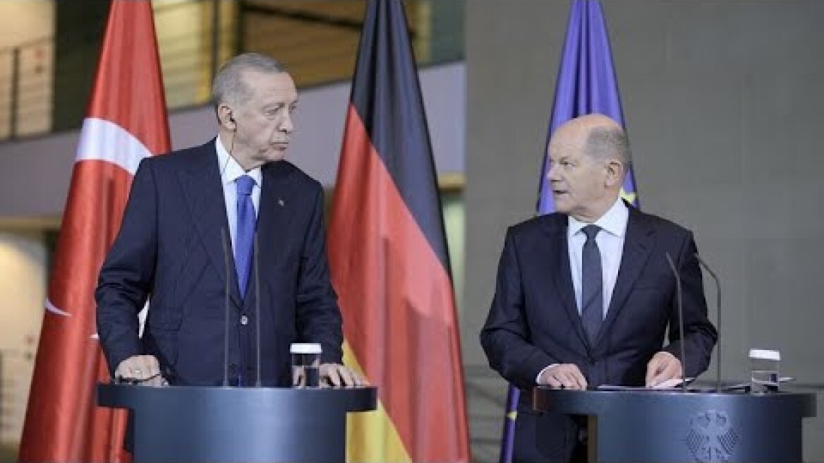 Scholz und Erdogan - Welten prallen aufeinander
