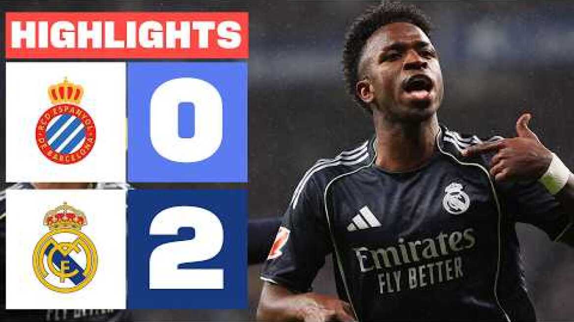 RCD ESPANYOL 0 - 2 REAL MADRID | RESUMEN LALIGA EA SPORTS