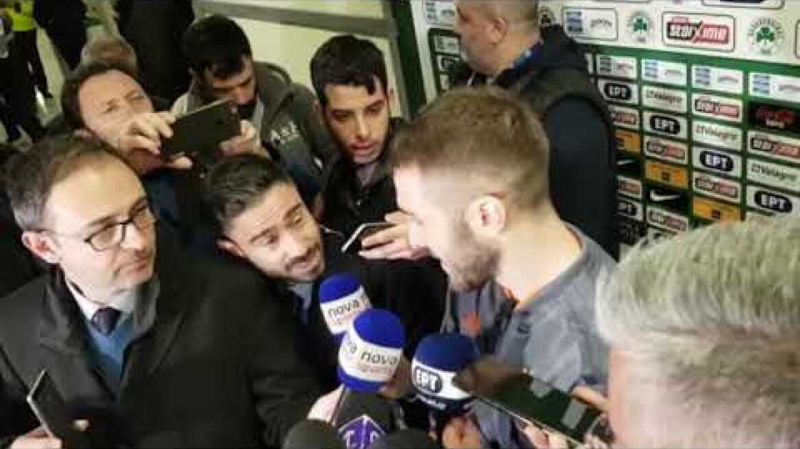 Δηλώσεις Φορτούνη μετά το Παναθηναϊκός-Ολυμπιακός (17/03/19)