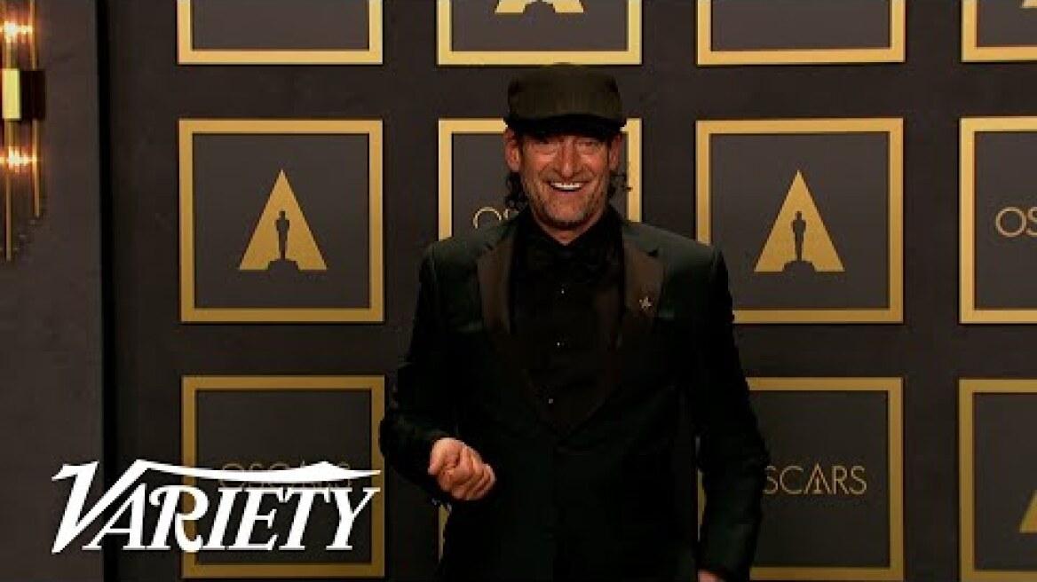 Troy Kotsur 'CODA' Best Supporting Role Full Backstage Oscars Speech